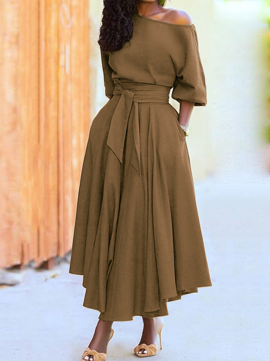 Oblique Belted Dress image 3