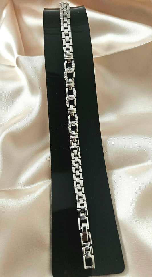 Joana Silver Matrix Bracelet