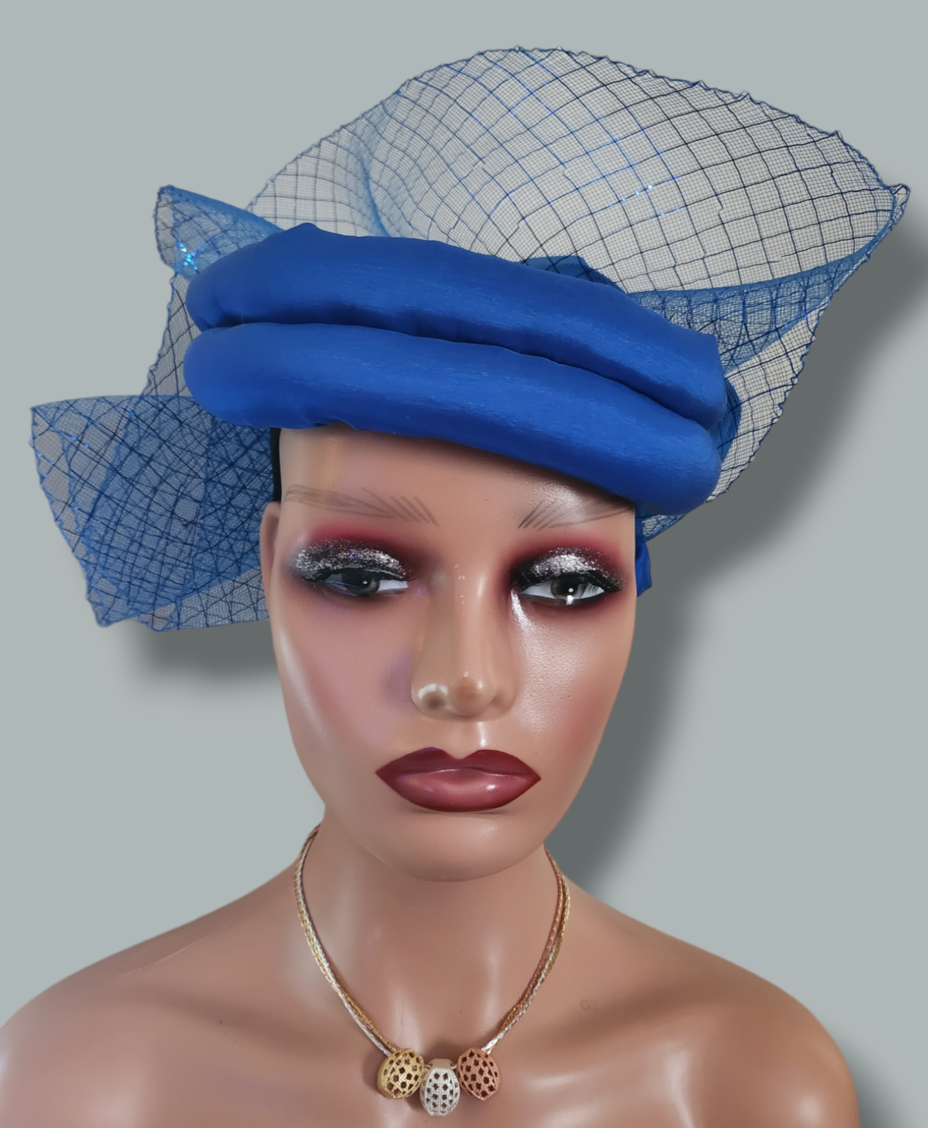 Ready to wear Women  Mesh Hat image 4
