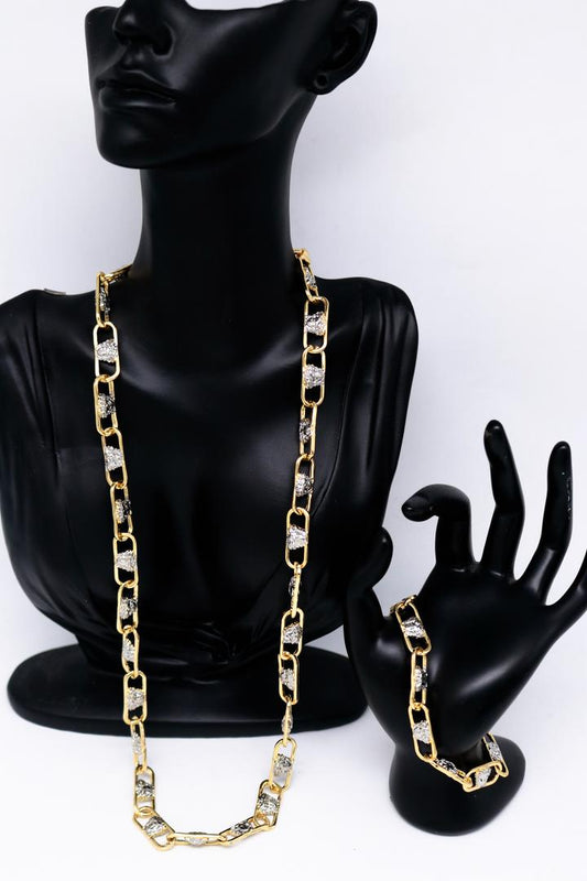 Regal Reign Necklace and Bracelet Set