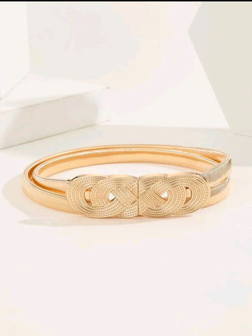 Gold Twist Stretchy Waist Lace Belts for Women In USA