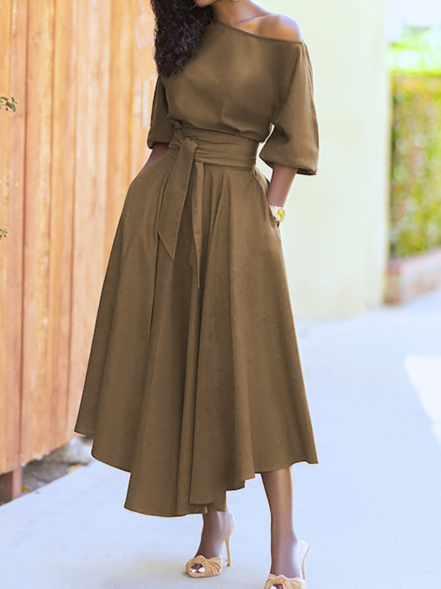 Oblique Belted Dress image 9