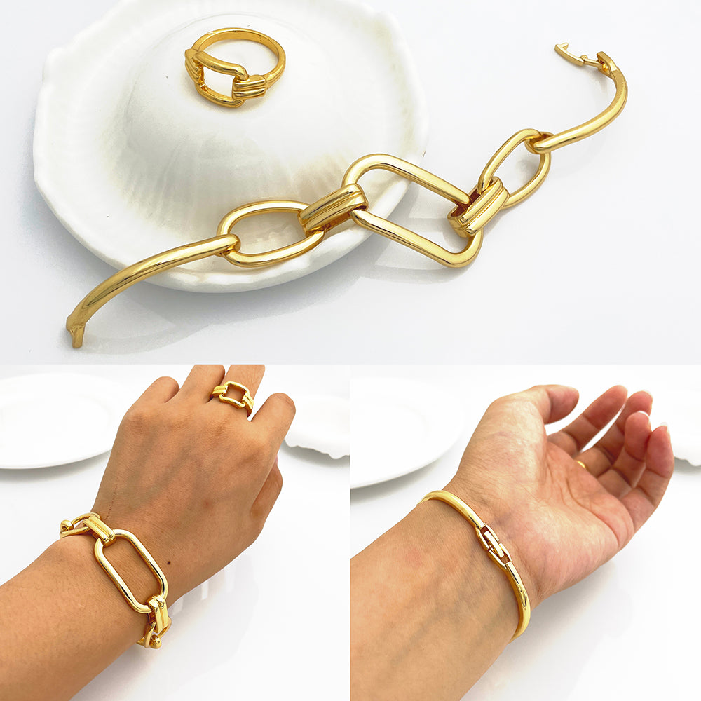 Jewel One Gold Link Chain Design  image 2