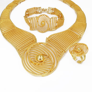 Aurora 18k Gold Plated Majesty Set