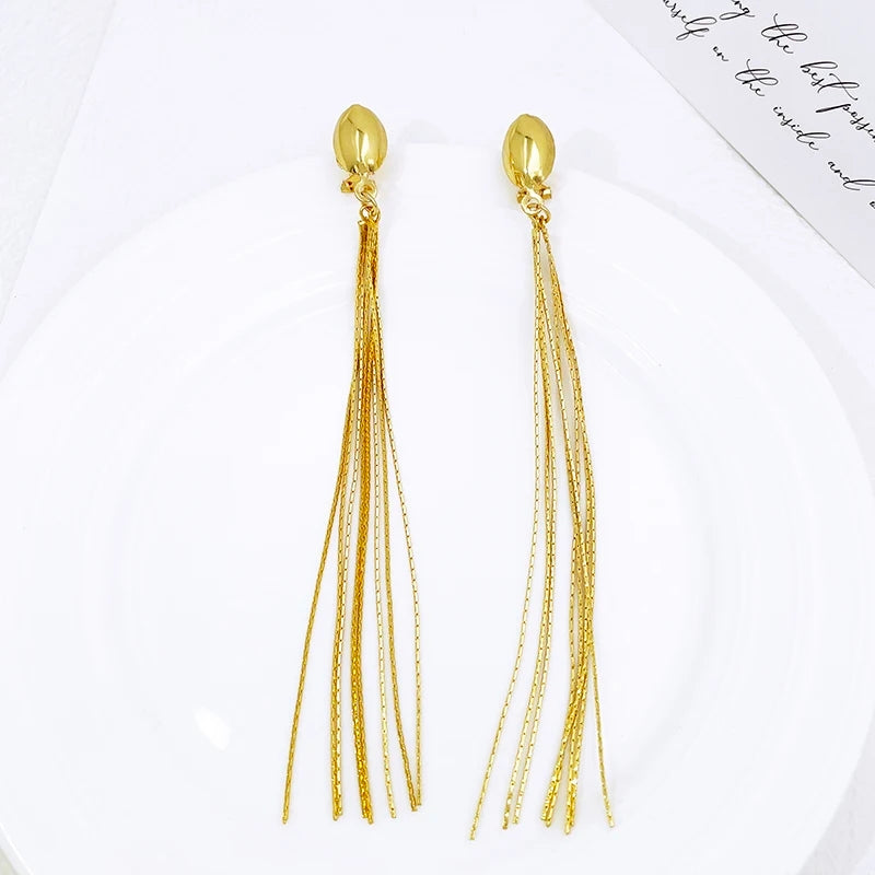 Olaide Golden Tassle Earring  image 4