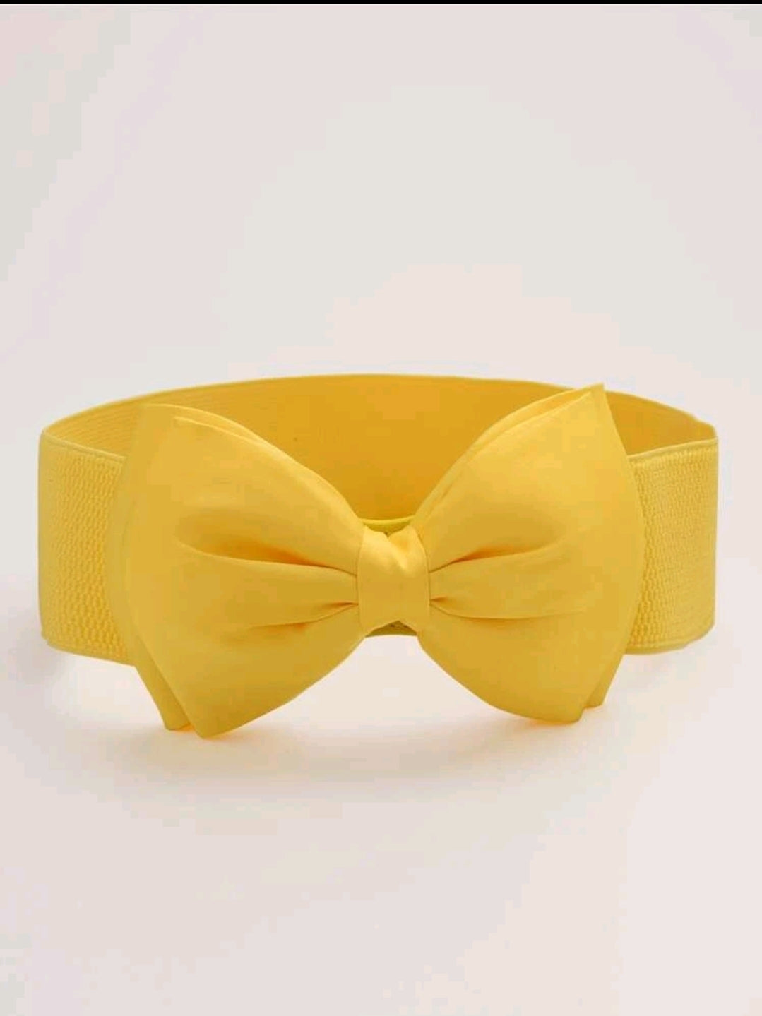 Bow Decor Elastic Waist Belt image 7