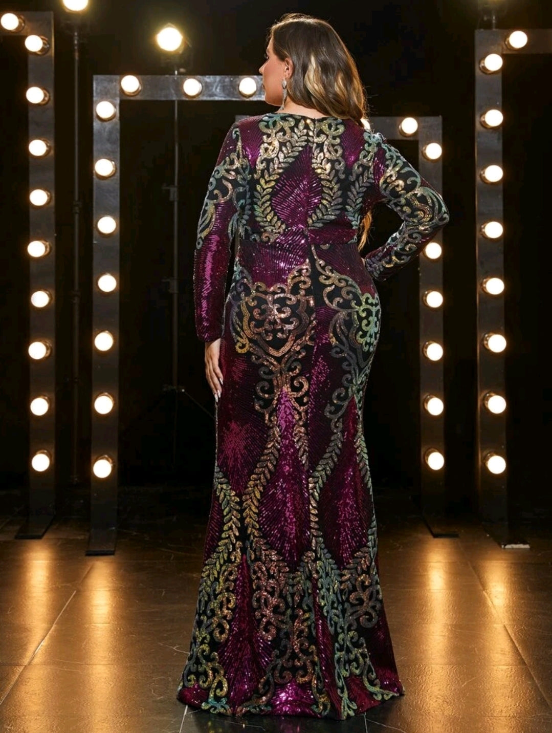 Baroque Sequin Dress  image 1