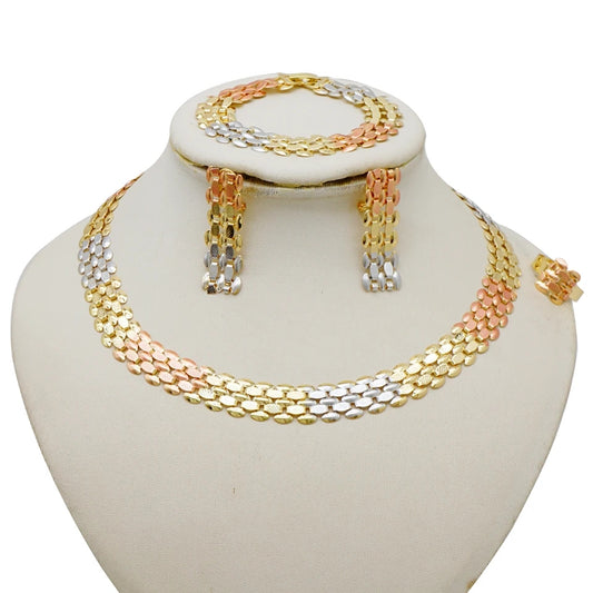 Abebi Three Tone Party Set