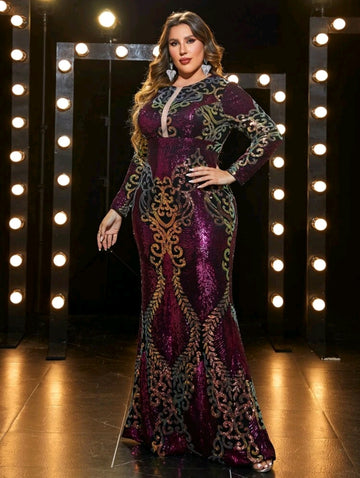 Baroque Sequin Dress  image 0