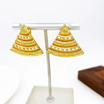 Golden Triangle Gold Plated Jewelry Set – Elegant Bridal & Party Necklace Set
