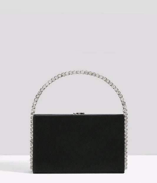 Mini Rhinestone Box Bag