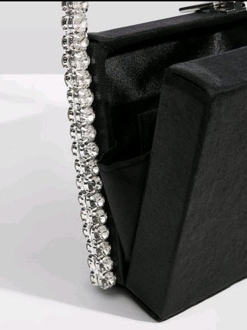 Mini Rhinestone Box Bag