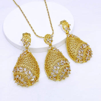 Debra Sunlit Splendor Zirconia Jewelry Set