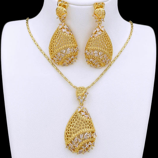 Debra Sunlit Splendor Zirconia Jewelry Set