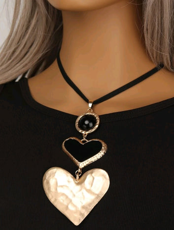 Heart Cham Necklace
