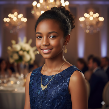 Charming Gold Filigree Teardrop Necklace & Earring Set for Girls | FancyDaria