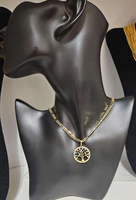 Tree of Life Chain and Pendant Set