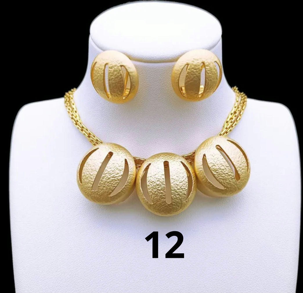 Fancy Daria Beaded Necklace & Earring Set image 11