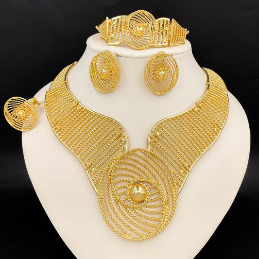 Aurora 18k Gold Plated Majesty Set