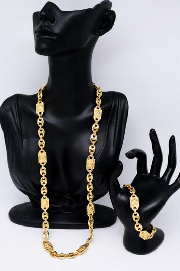 Regal Reign Necklace and Bracelet Set
